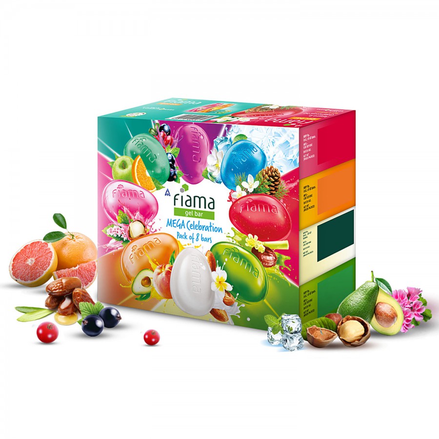 Fiama Gel Bathing Bar - Mega Celebration Pack