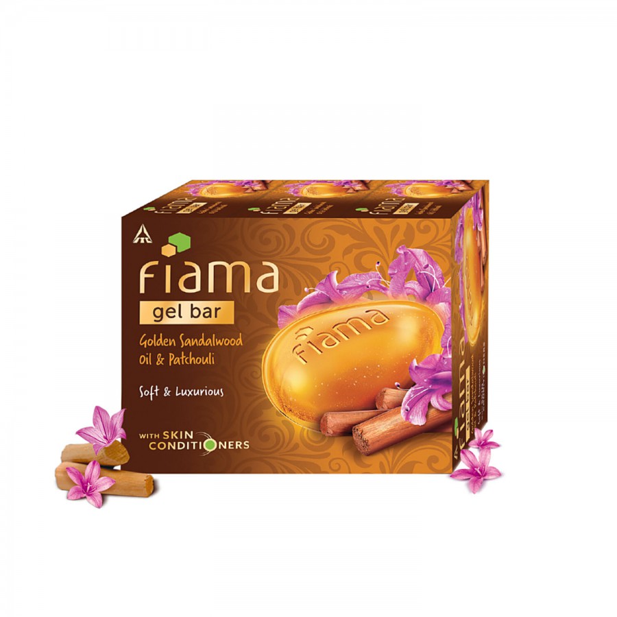 Fiama Golden Sandalwood Oil & Patchouli Gel Bar