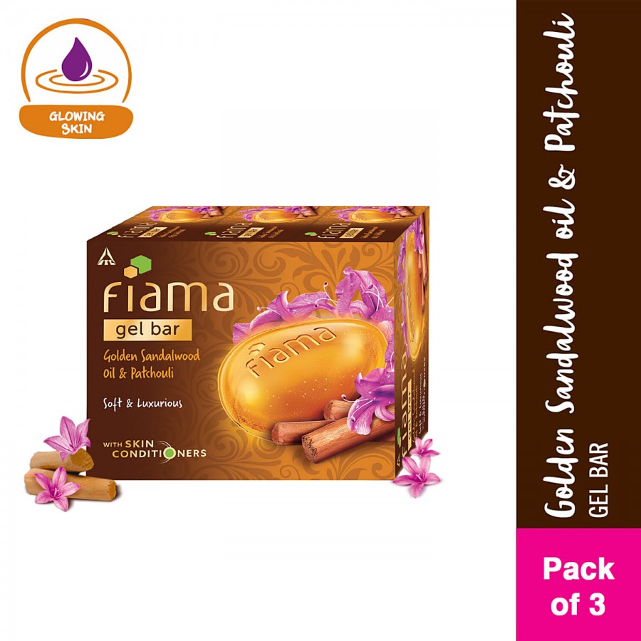 Fiama Golden Sandalwood Oil & Patchouli Gel Bar