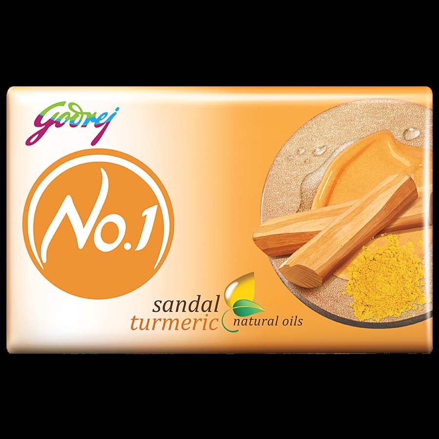 Godrej No.1 Sandal & Turmeric Bathing Soap