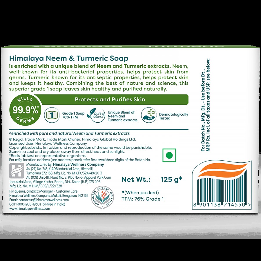 Himalaya Neem & Turmeric Bathing Soap