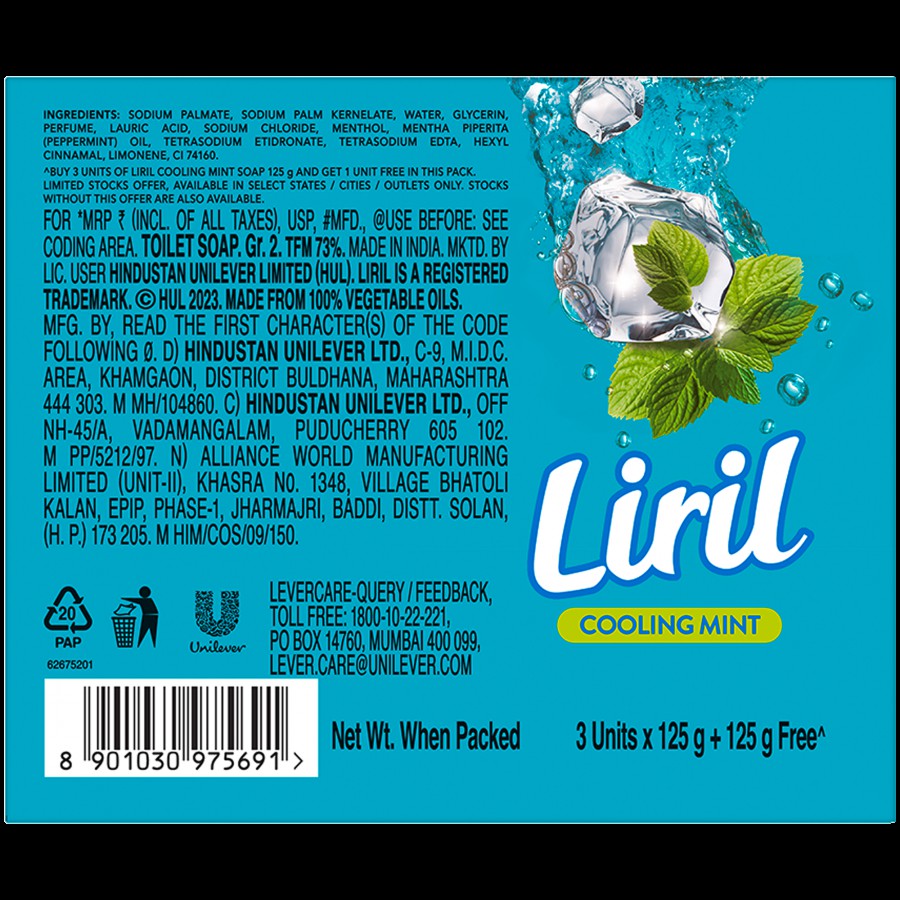 Liril Cooling Mint Soap