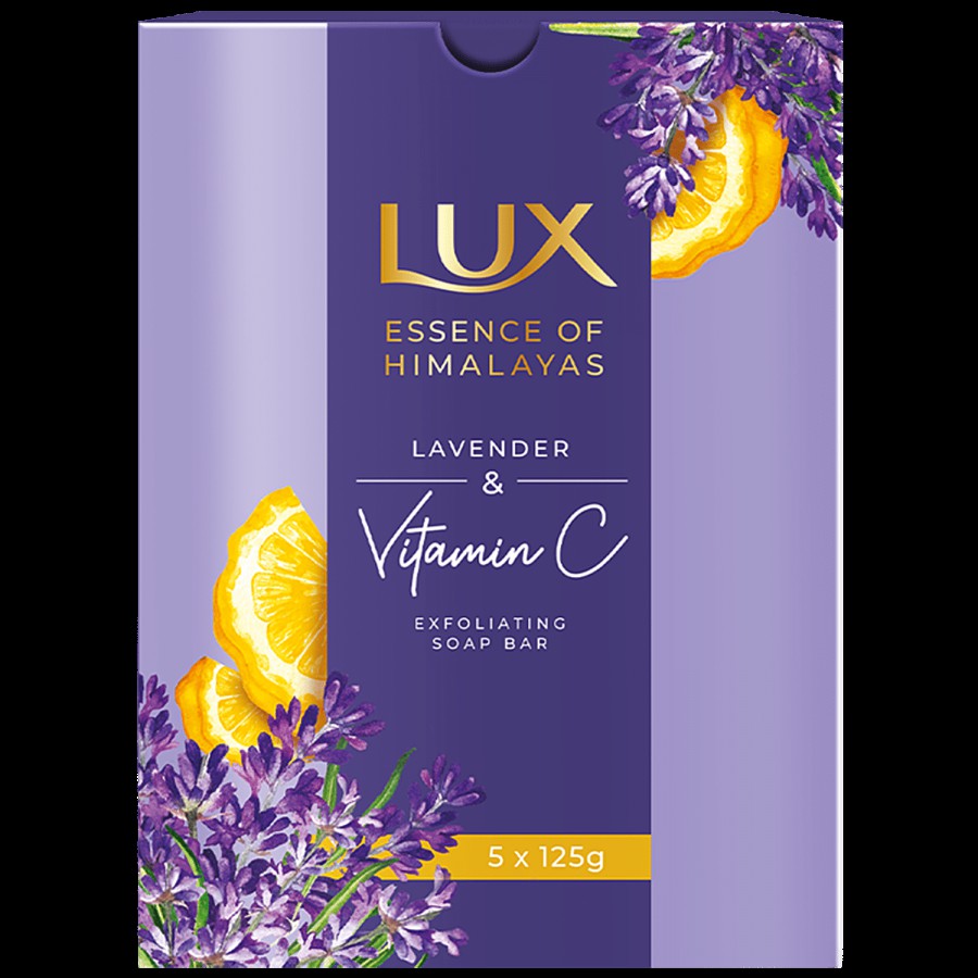 Lux Exfoliating Soap Bar - Lavender & Vitamin C