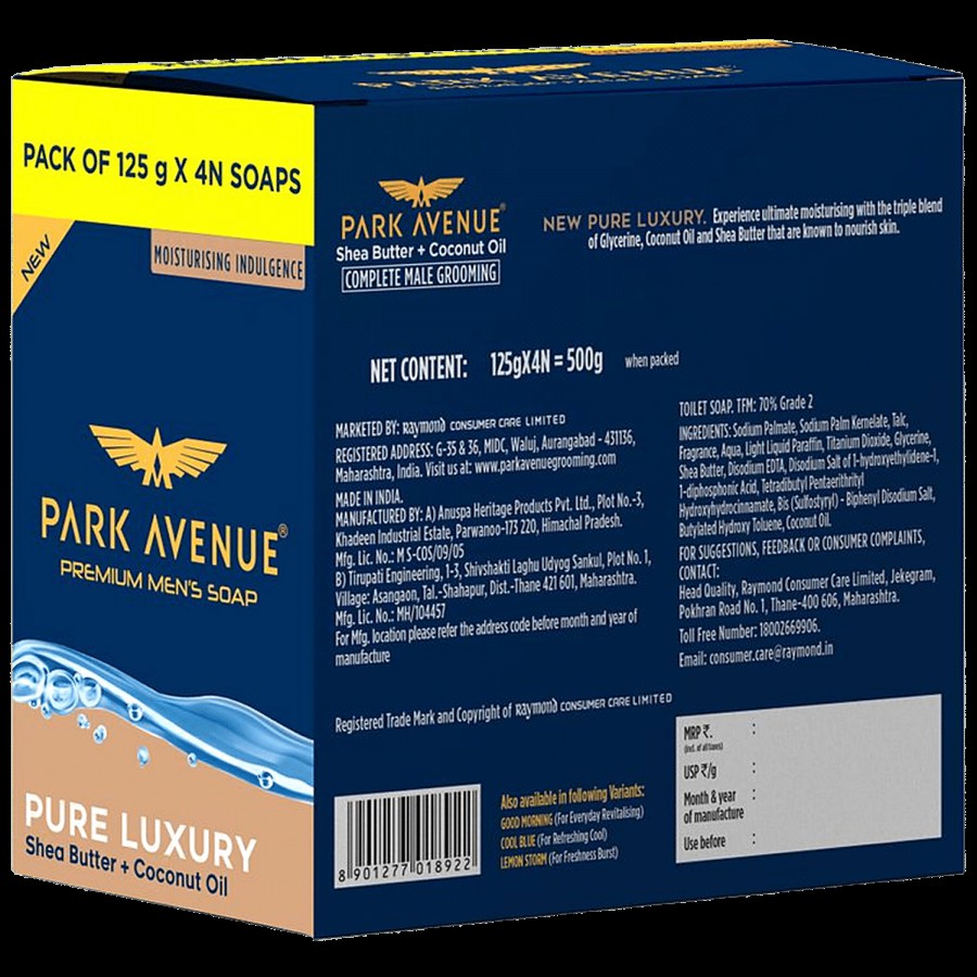 Park Avenue Premium Men's Soap - Pure Luxury