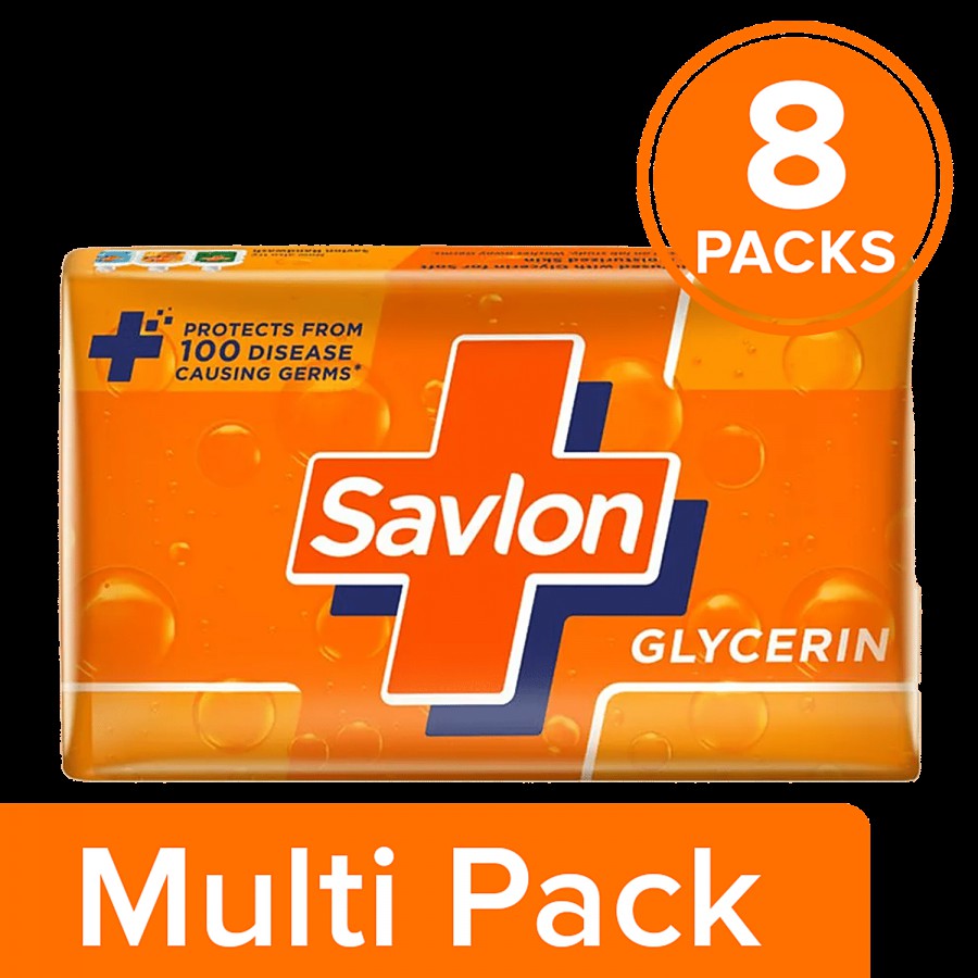 Savlon Glycerin Soap Bar With Germ Protection & Moisturisation