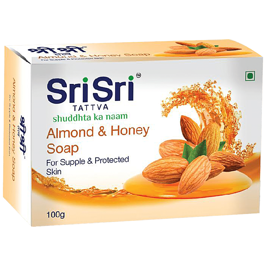 Sri Sri Tattva Sri Sri Tattva Almond Honey Soap 100 g Carton