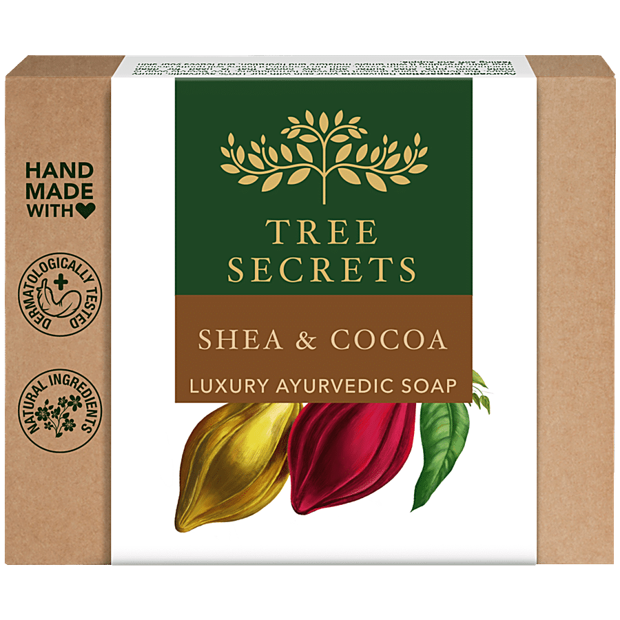 TREE SECRETS Luxury Ayurvedic Soap - Shea & Cocoa