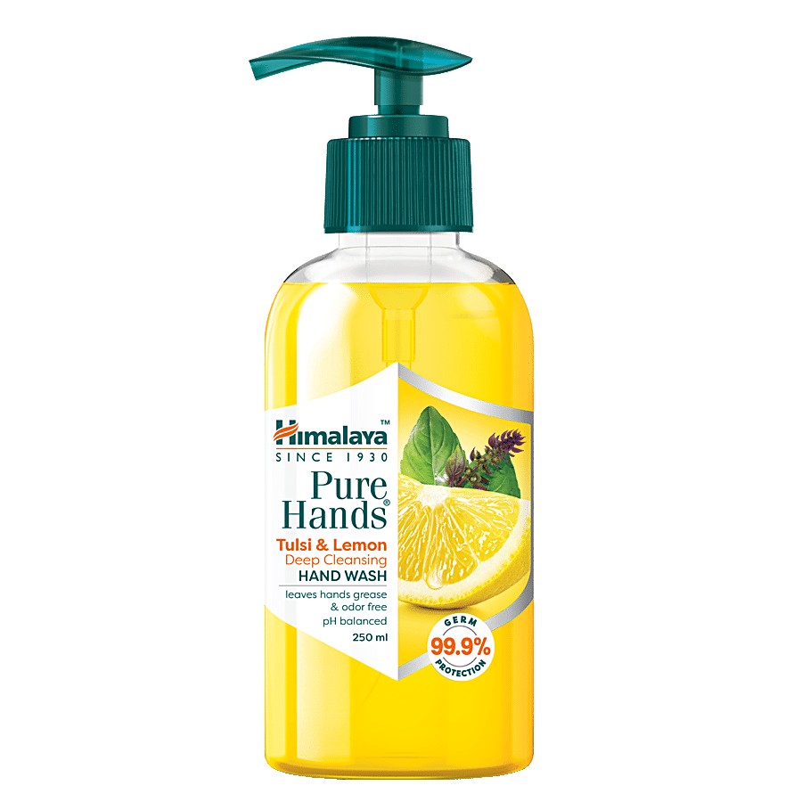 Himalaya Pure Hands Deep Cleansing Hand Wash - Tulsi & Lemon