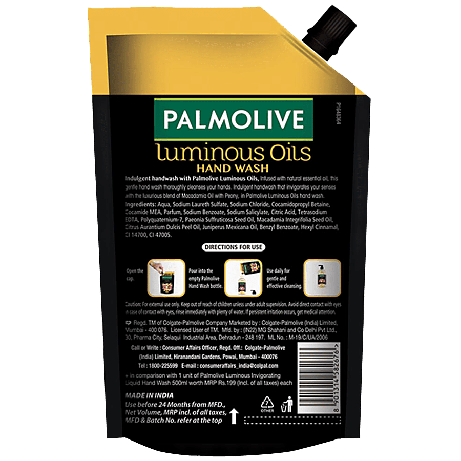 Palmolive Luminous Oils Hand Wash - Macadamia Oil & Peony Extracts