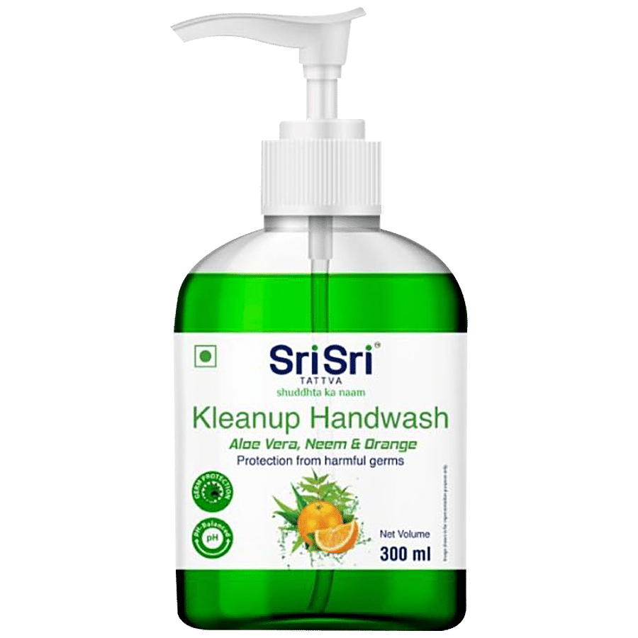 Sri Sri Tattva Handwash Aloe Vera - Neem & Orange