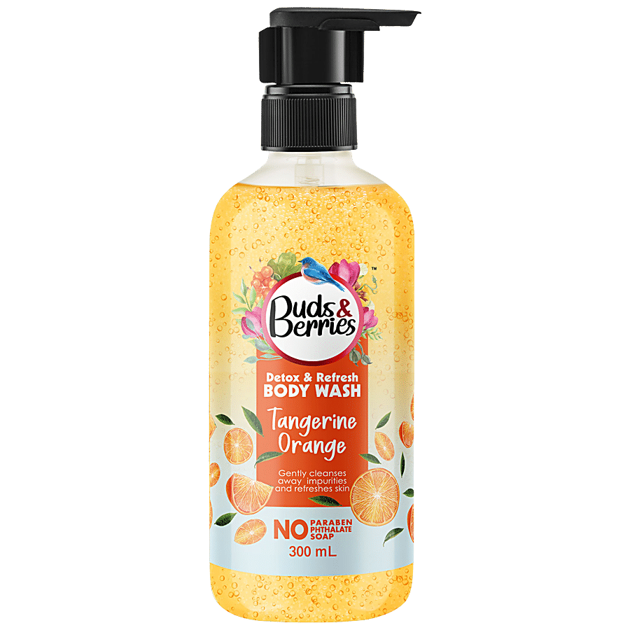 Buds & Berries Detox & Refresh Body Wash - Tangerine Orange