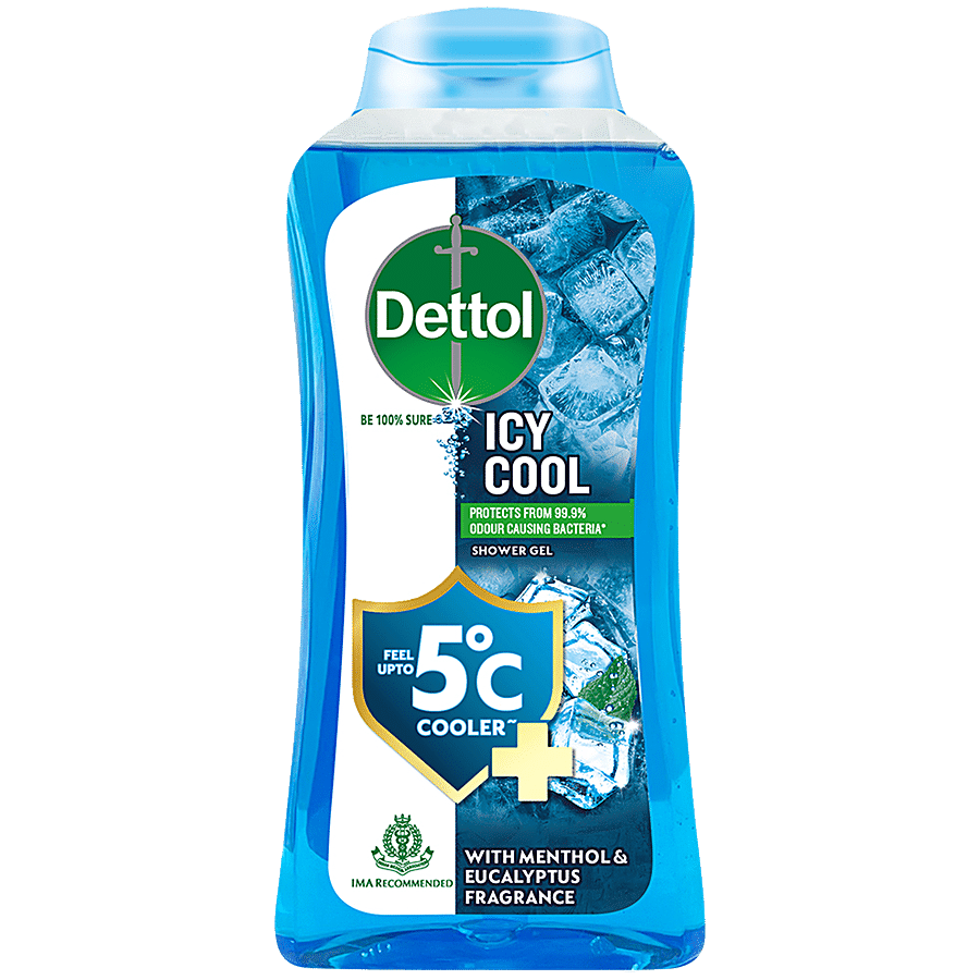 Dettol Cool Hygiene Shower Gel - With Menthol & Eucalyptus Fragrance