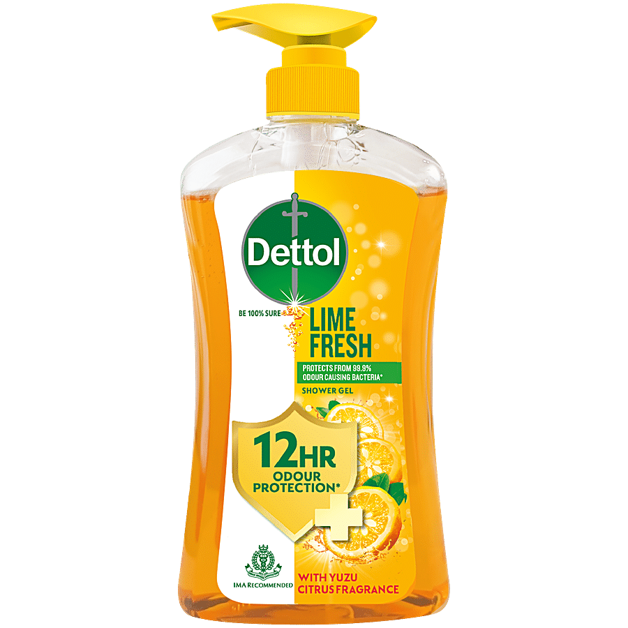 Dettol Lime Fresh Shower Gel - With Yuzu Citrus Fragrance