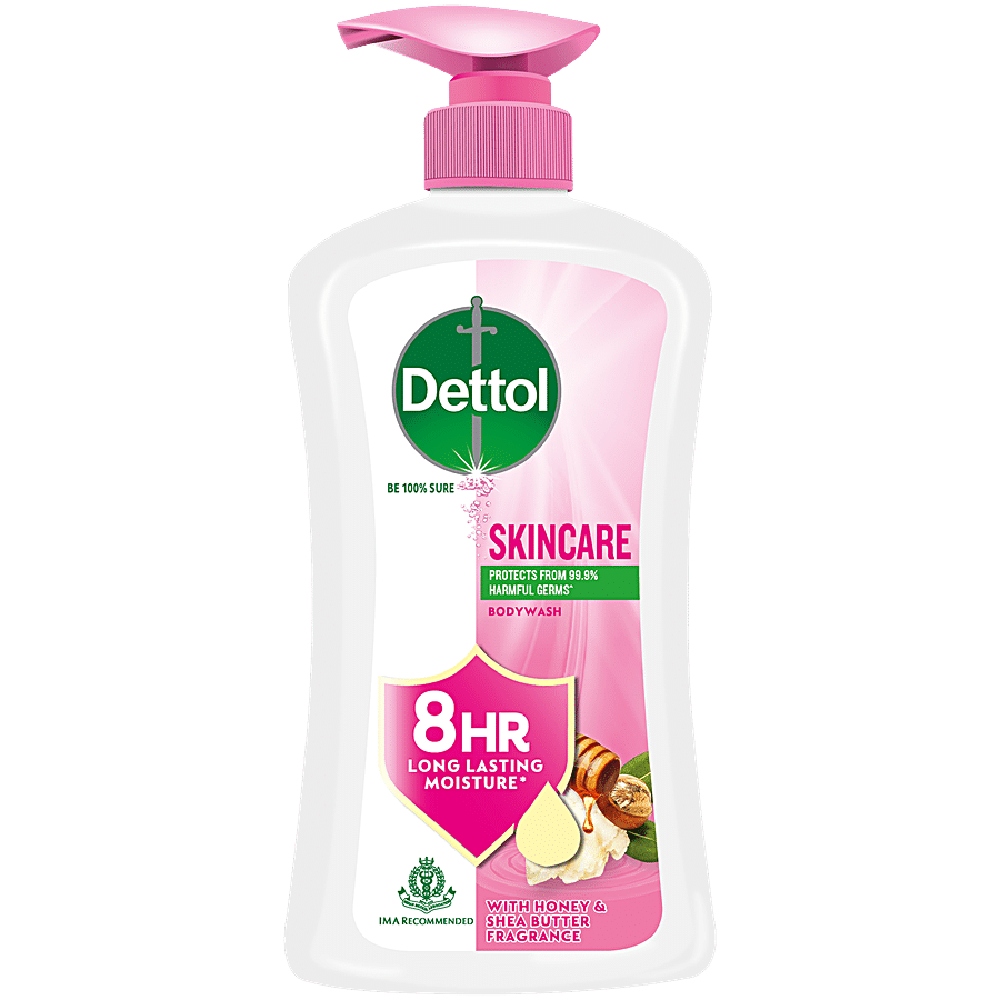 Dettol Skincare Body Wash - With Honey & Shea Butter Fragrance