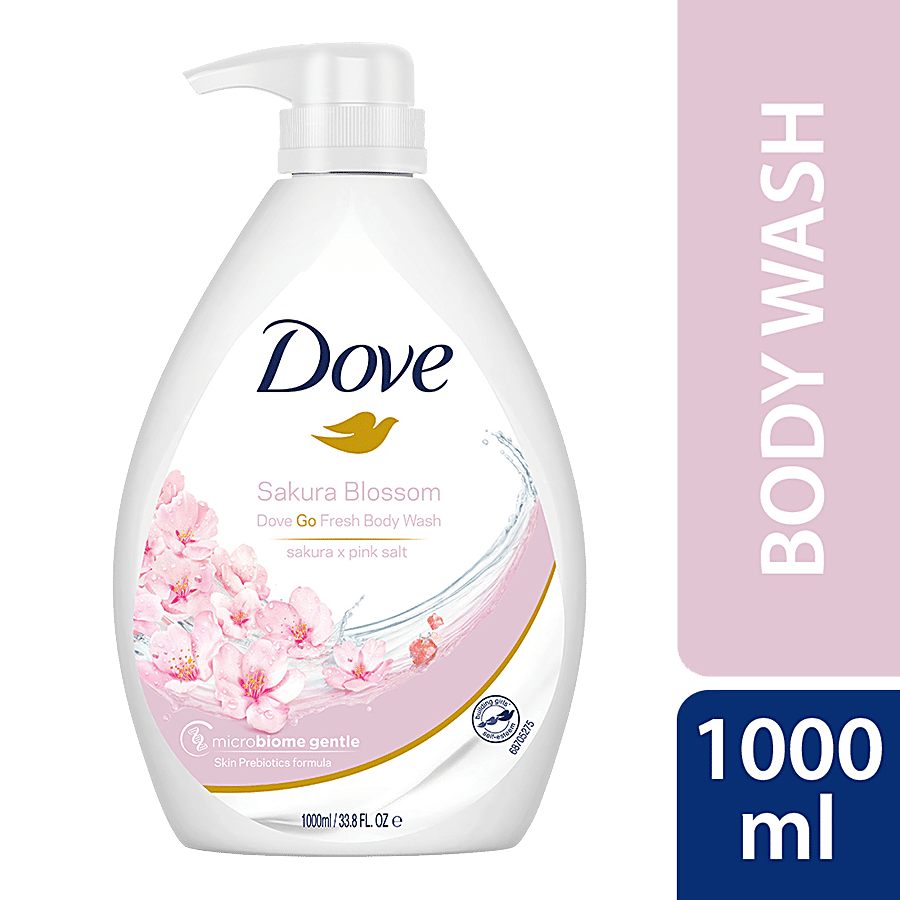 Dove Body wash Sakura Blossom Go Fresh Body Wash With Pink Salt - Nourishing