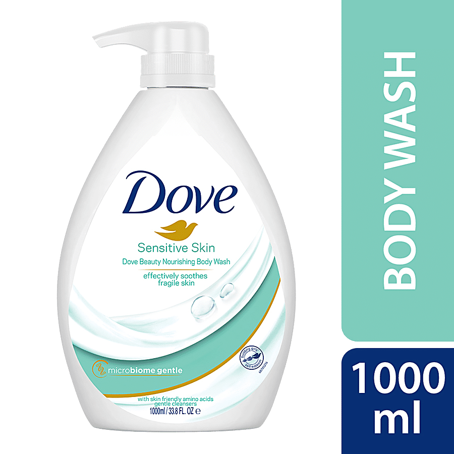 Dove Body wash Sensitive Skin Beauty Nourishing Body Wash - Effectively Soothes