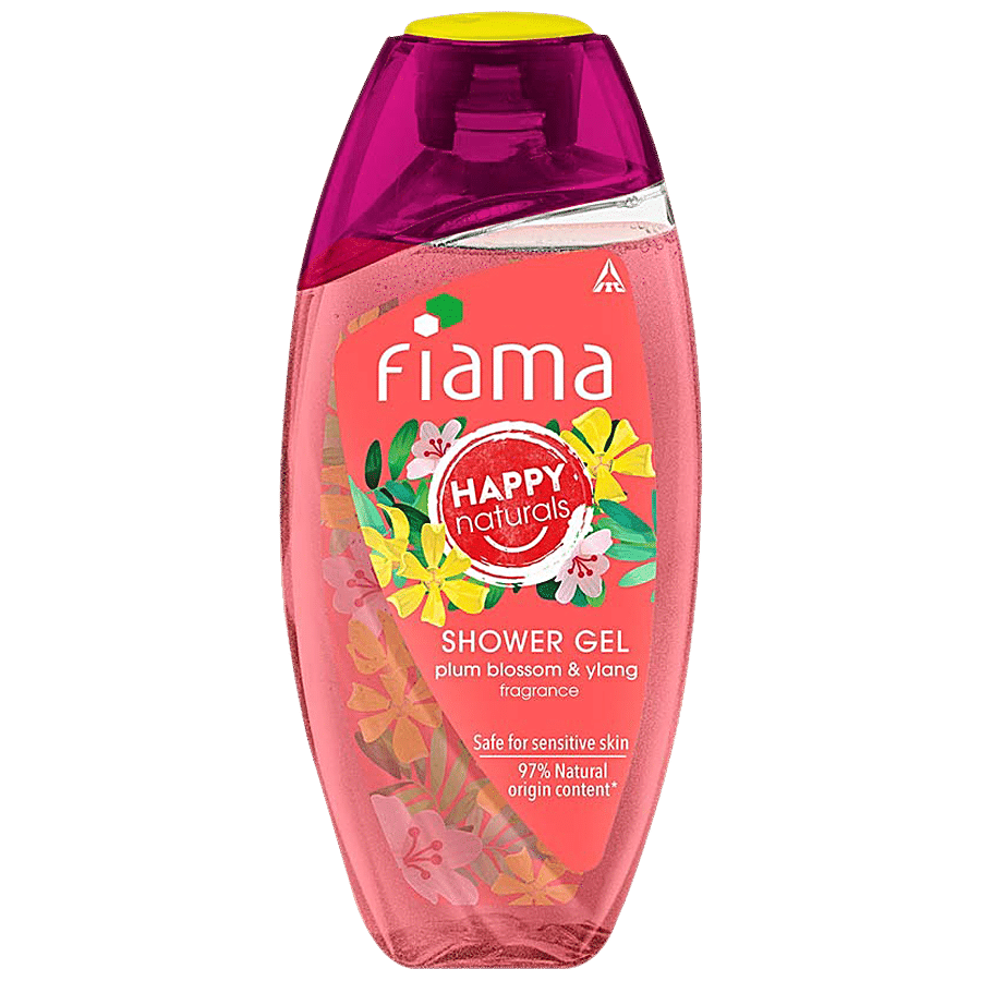 Fiama Happy Naturals Shower Gel - Plum Blossom & Ylang