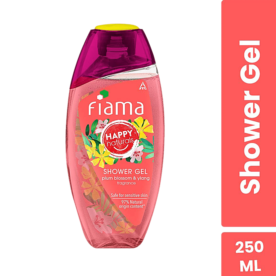 Fiama Happy Naturals Shower Gel - Plum Blossom & Ylang