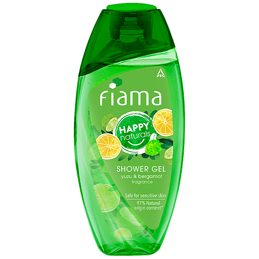 Fiama Happy Naturals Shower Gel - Yuzu & Bergamot