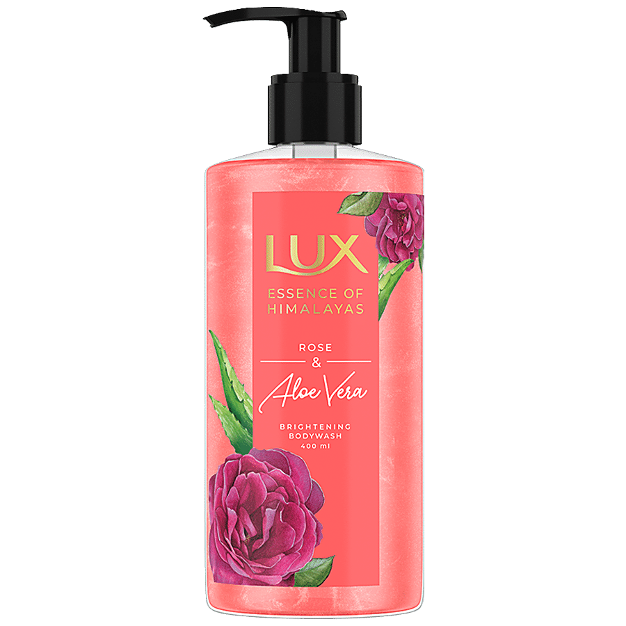 Lux Brightening Body Wash - Rose & Aloe Vera