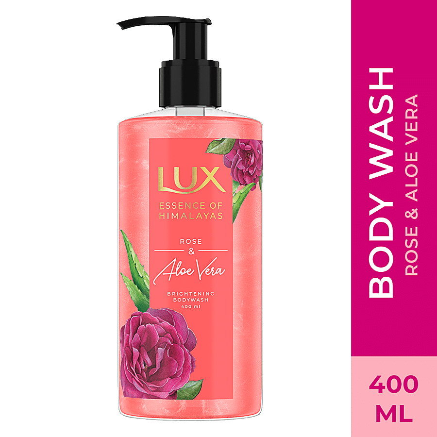 Lux Brightening Body Wash - Rose & Aloe Vera