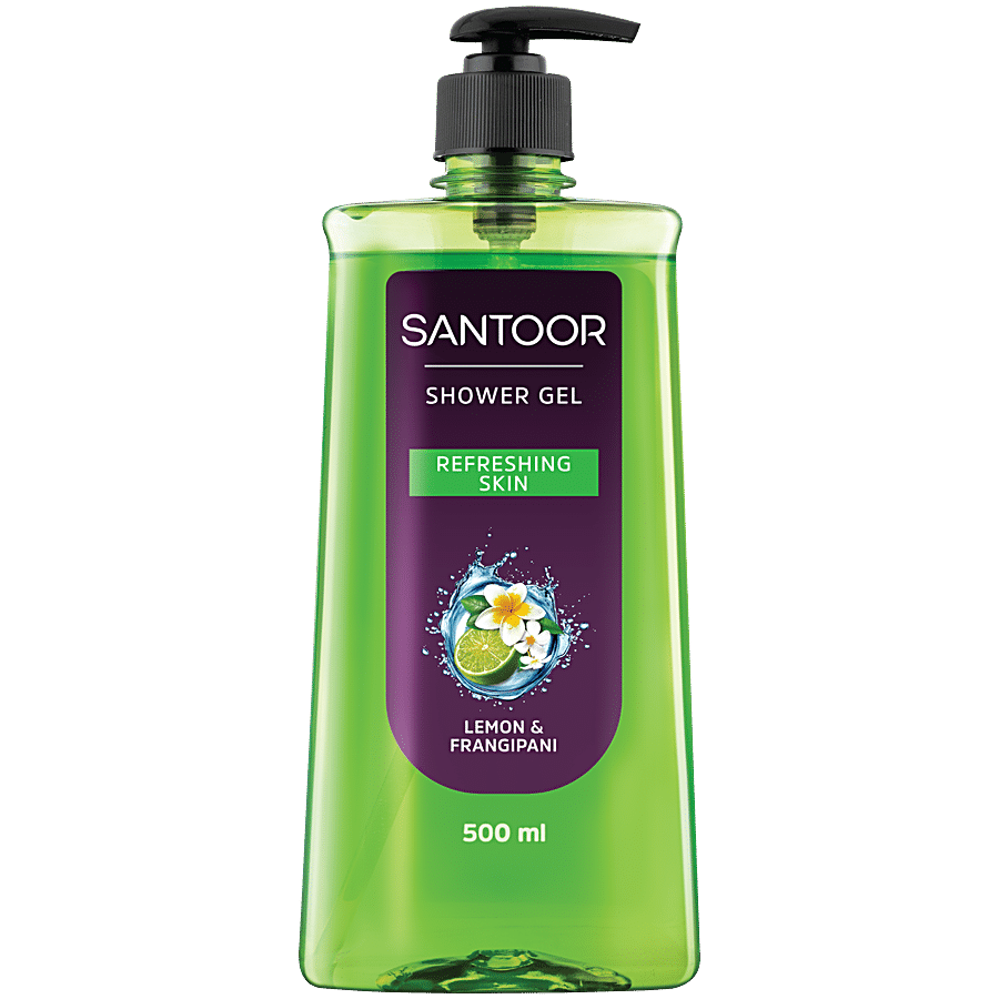 Santoor Lemon & Frangipani Shower Gel