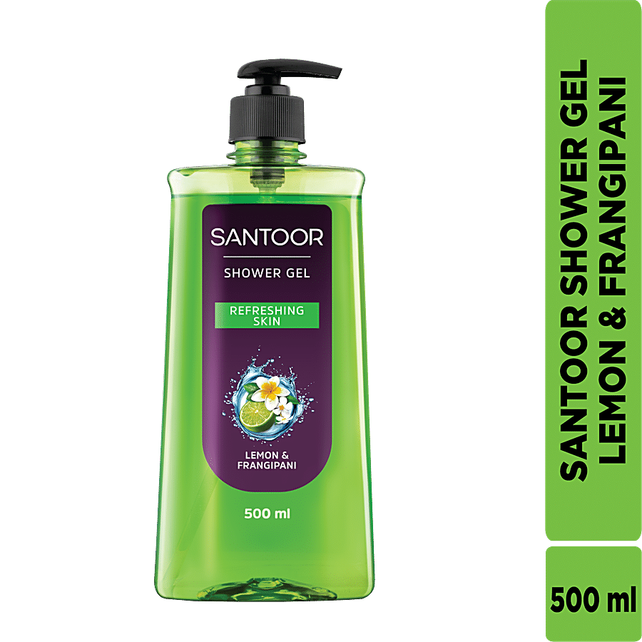 Santoor Lemon & Frangipani Shower Gel