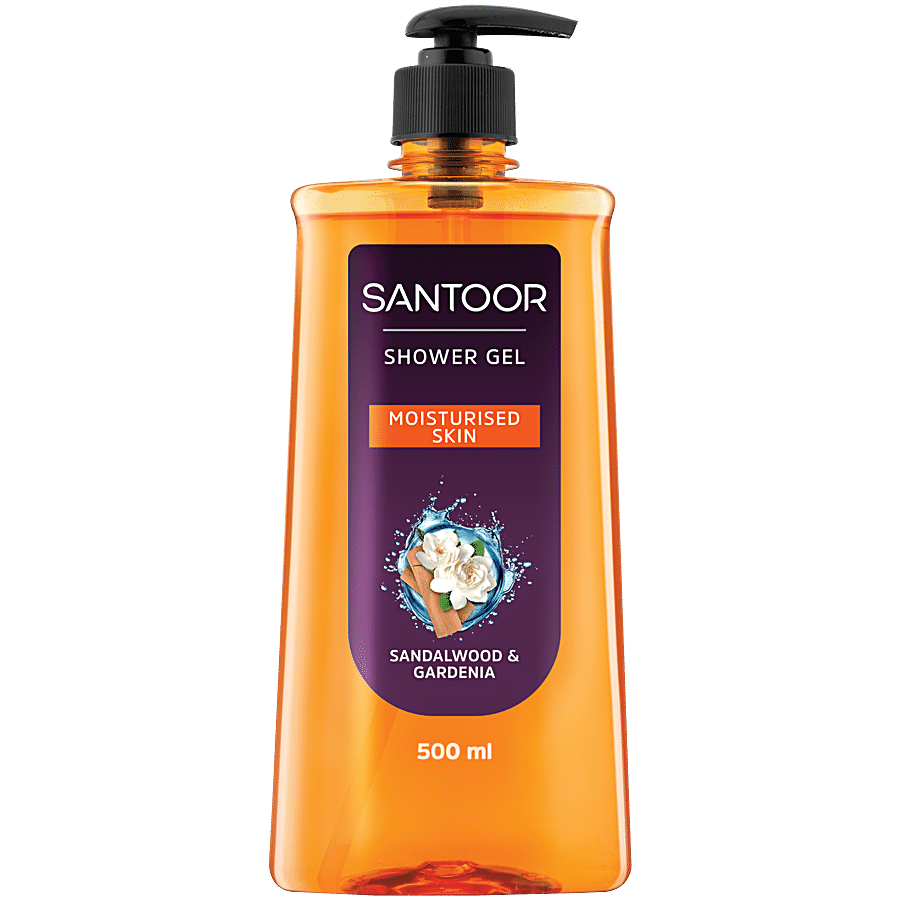 Santoor Sandalwood & Gardenia Shower Gel