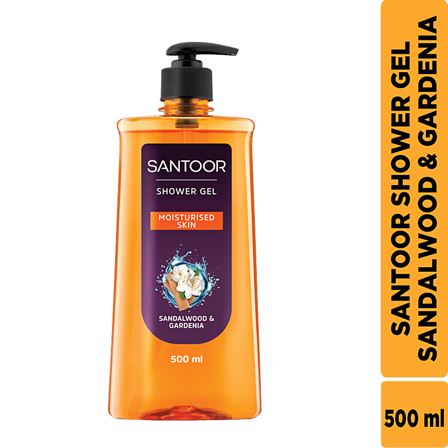 Santoor Sandalwood & Gardenia Shower Gel