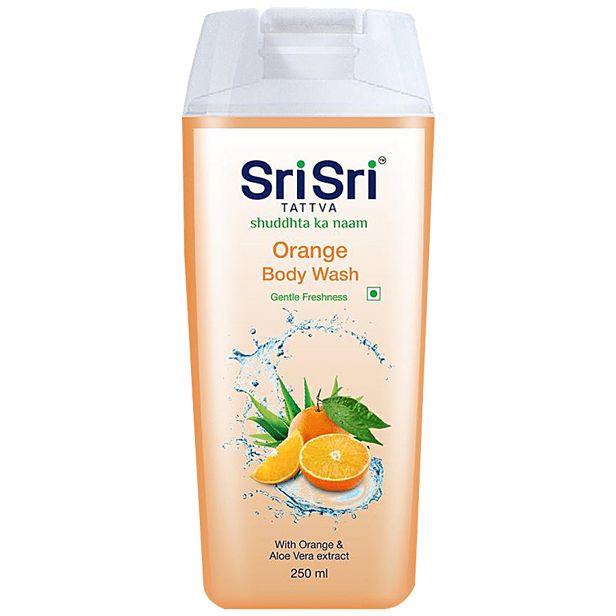 Sri Sri Tattva Orange Body Wash - With Aloe Vera Extract