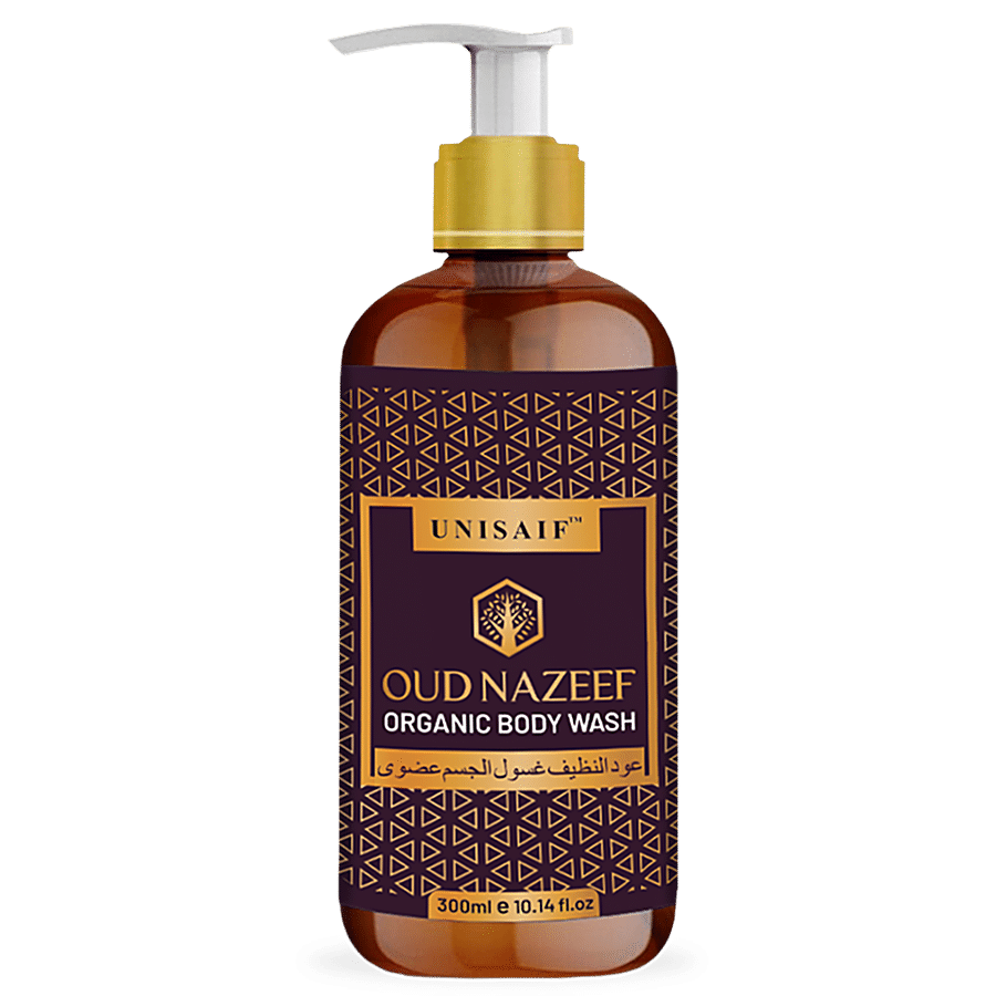 Unisaif Oud Nazeef Arabian Luxury Organic Body Wash