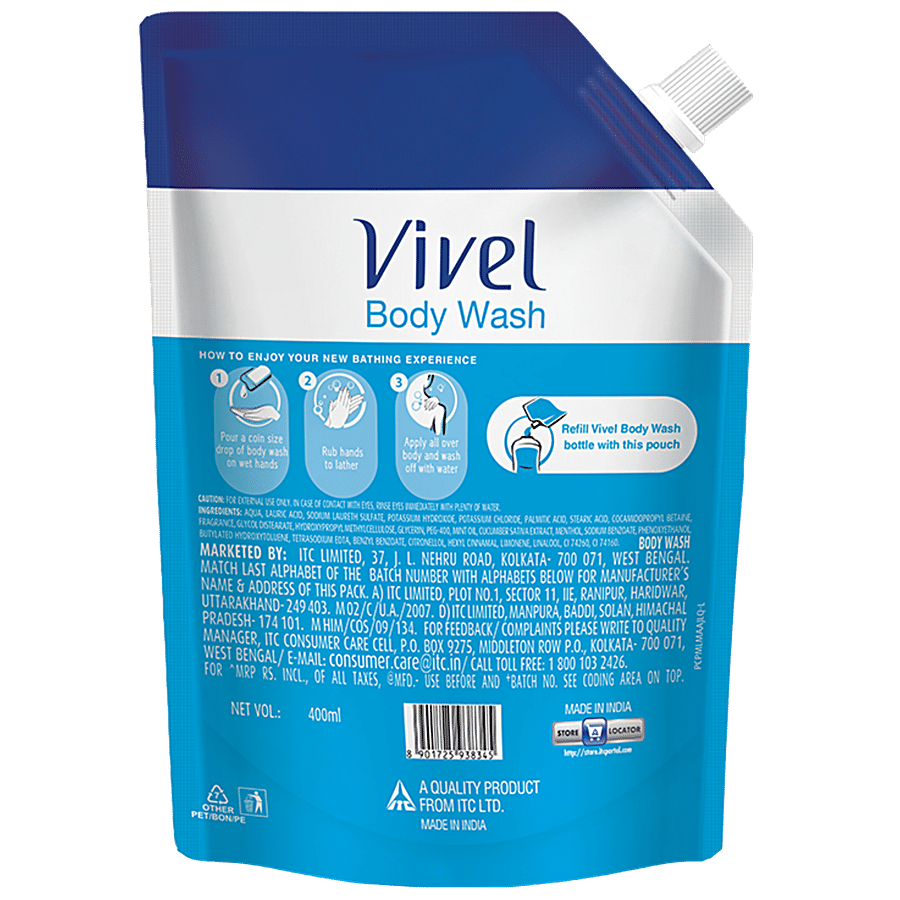 Vivel Mint & Cucumber Body Wash