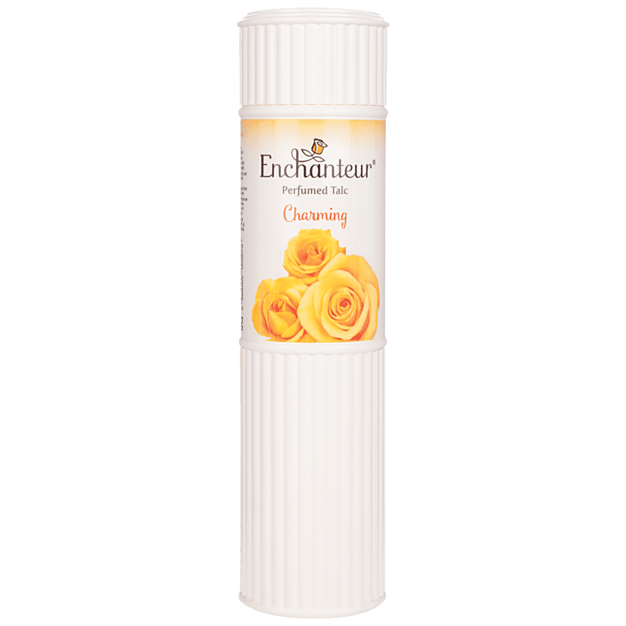 Enchanteur Charming Perfumed Talcum Powder with Floral Fragrance for Women