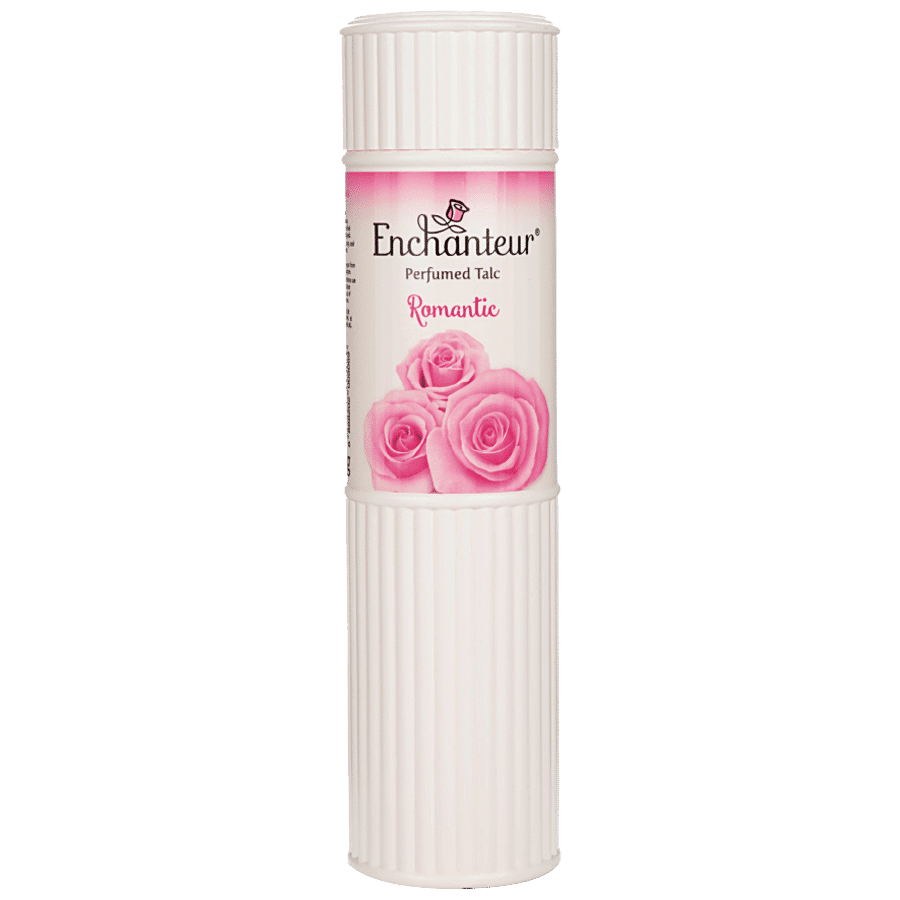 Enchanteur Romantic Perfumed Talcum Powder with Floral Fragrance for Women