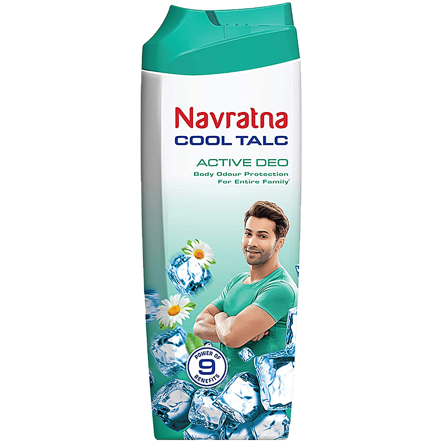 Navratna Cool Talc - Active Deo