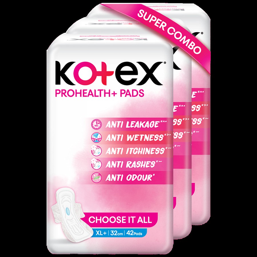 Kotex ProHealth+ Sanitary Pads - Ultra Thin