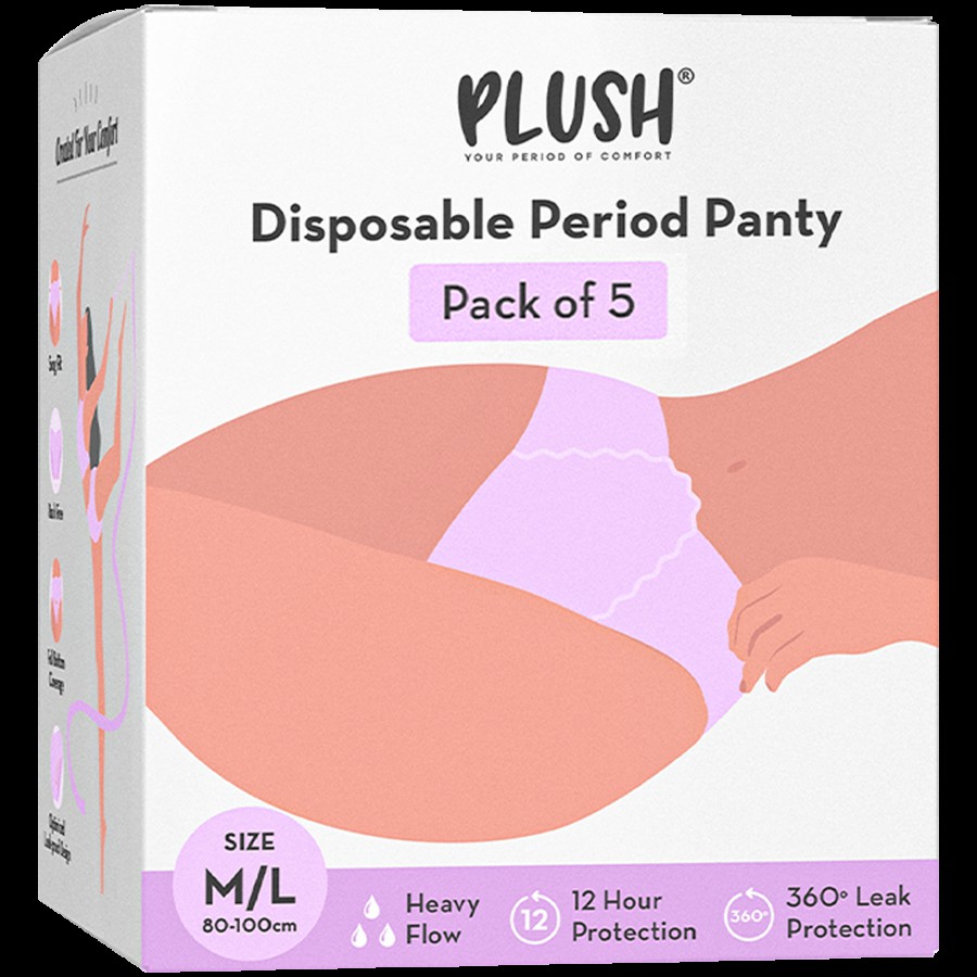 Plush 100% Pure US Cotton Panty Liners