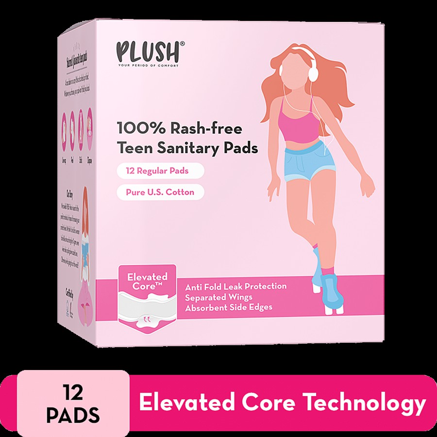 Plush Teen Cotton Sanitary Pads