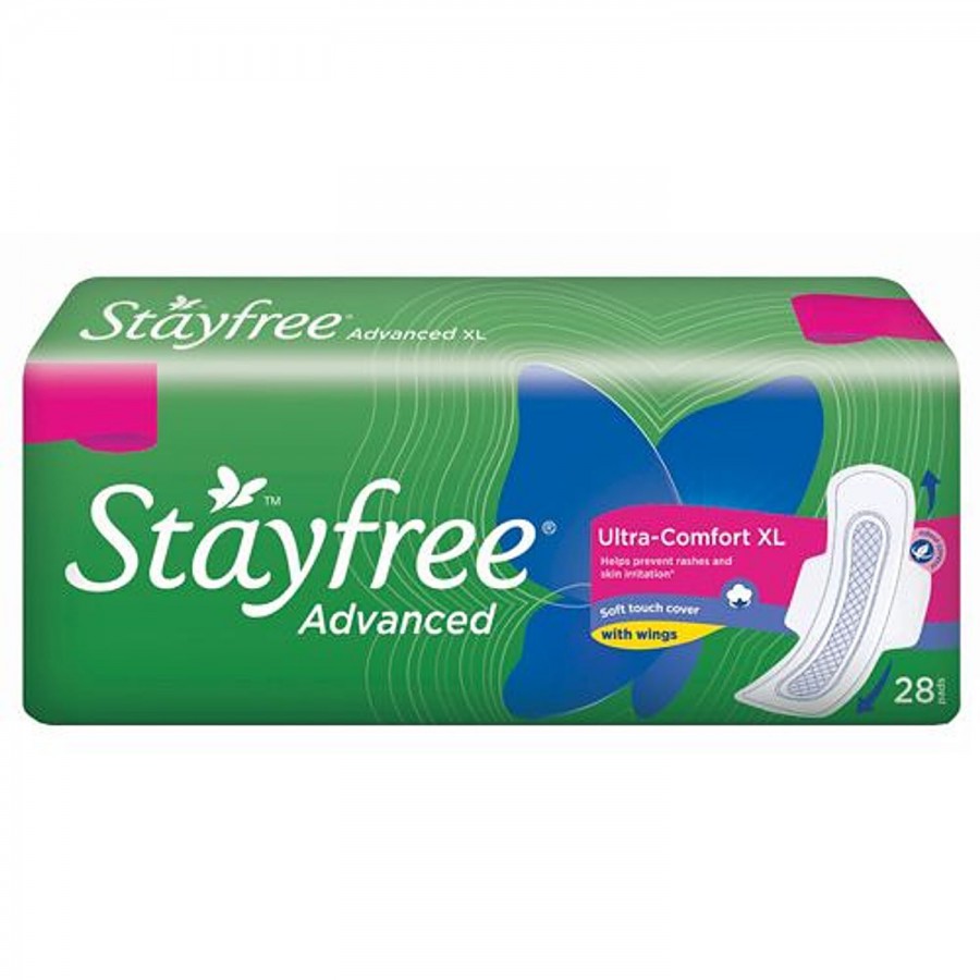 STAYFREE Sanitary Pads - Advanced Xl Soft Ultra-Thin