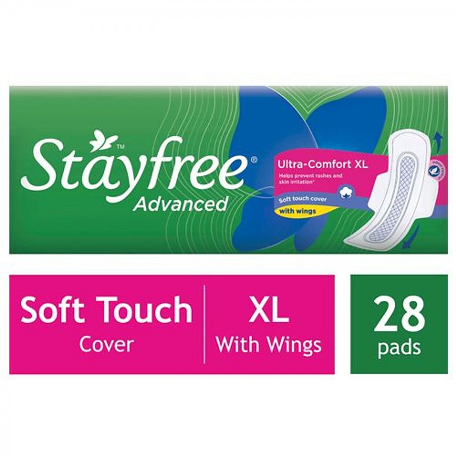 STAYFREE Sanitary Pads - Advanced Xl Soft Ultra-Thin