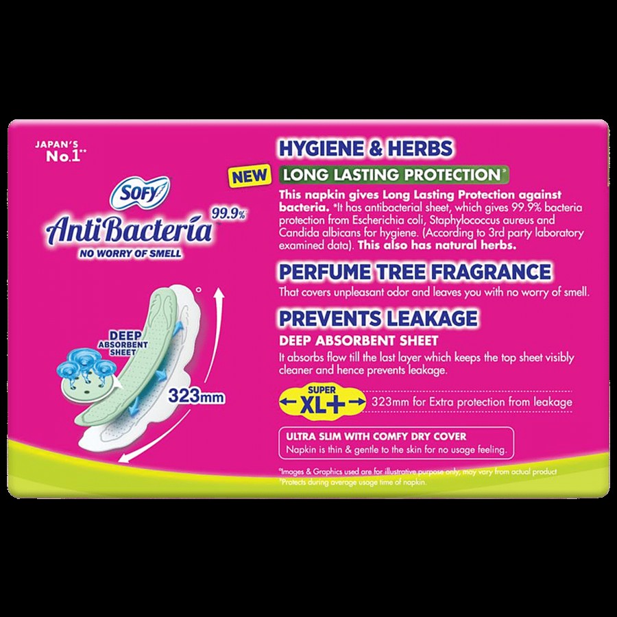 Sofy Anti-Bacteria Sanitary Pads - Hygiene & Herbs