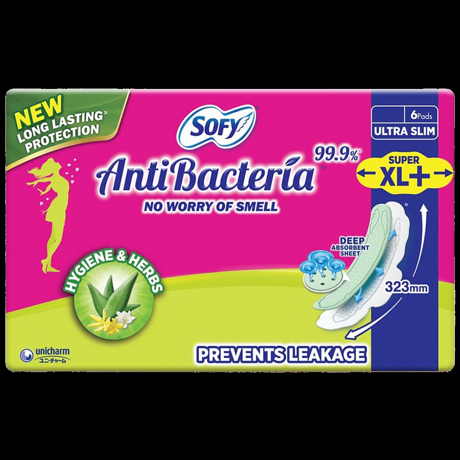 Sofy Anti-Bacteria Sanitary Pads - Hygiene & Herbs