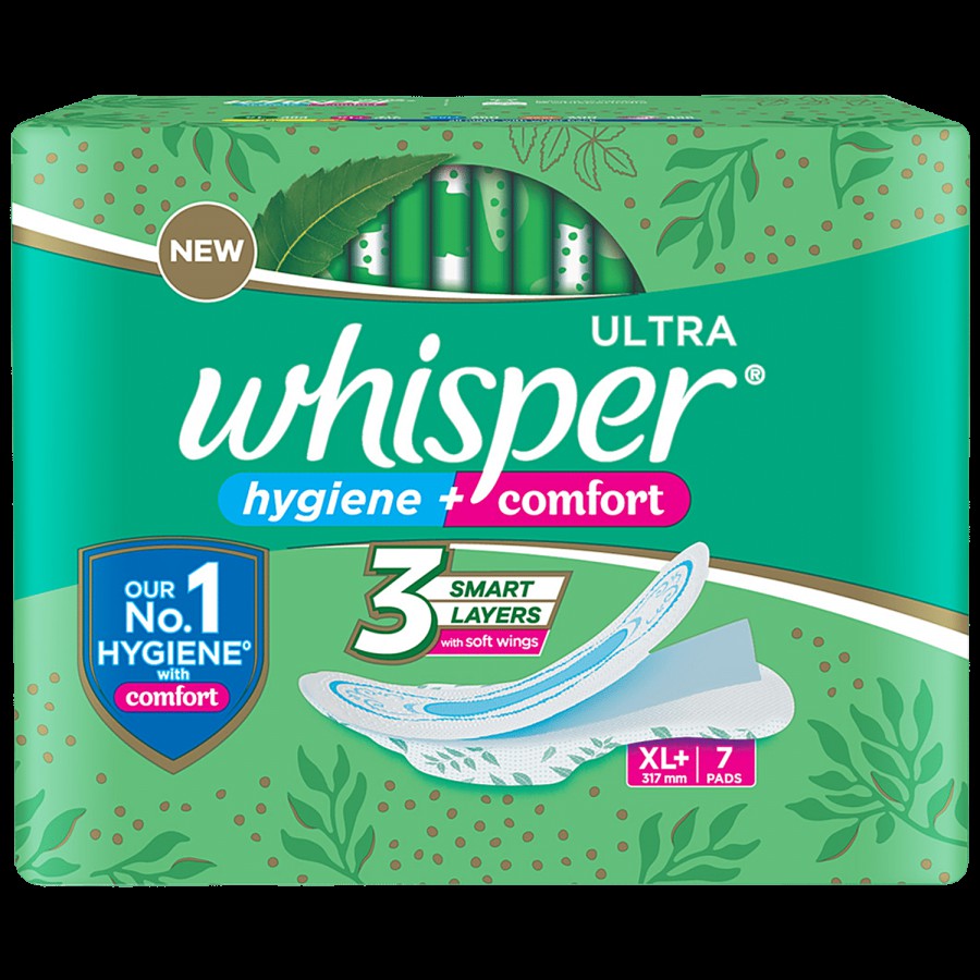 Whisper Sanitary Pad - Ultra Clean XL Plus