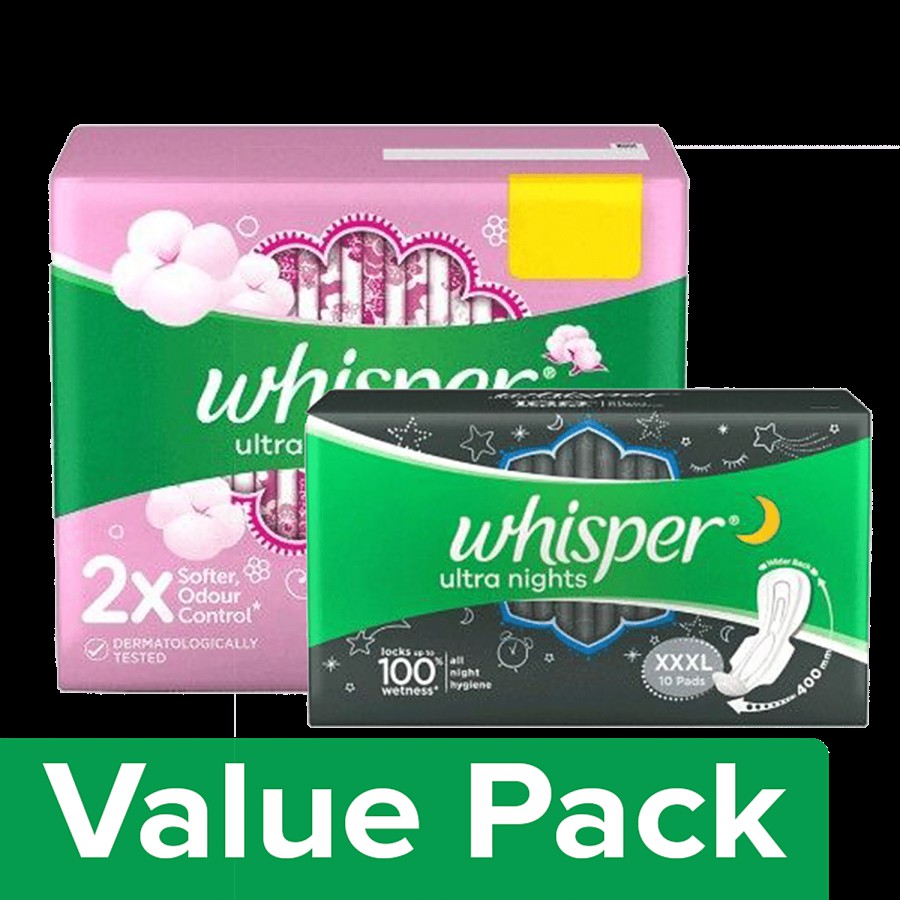 Whisper Sanitary Pads - XL