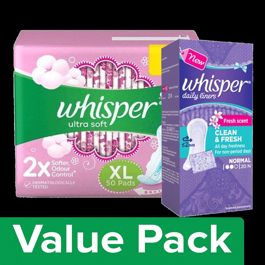 Whisper Sanitary Pads - XL