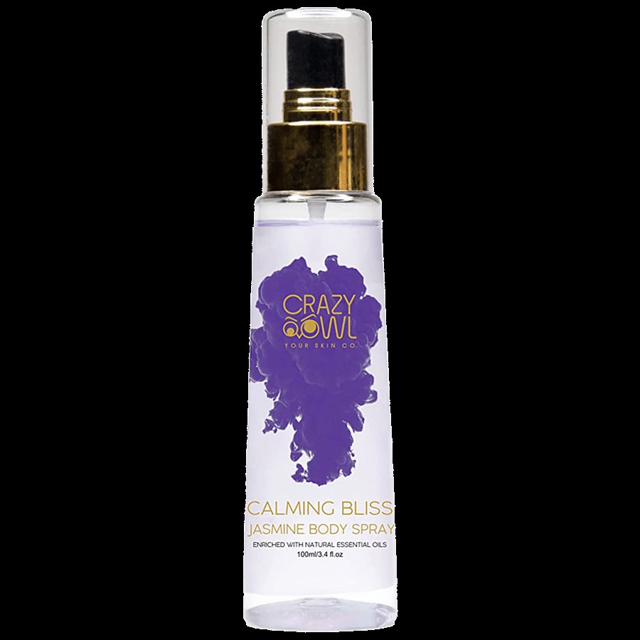 Crazy Owl Calming Bliss Jasmine Body Spray