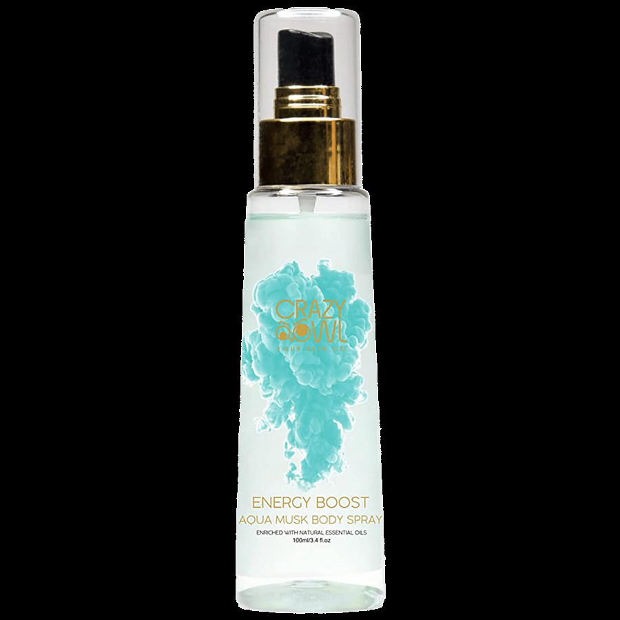 Crazy Owl Energy Boost Aqua Musk Body Spray