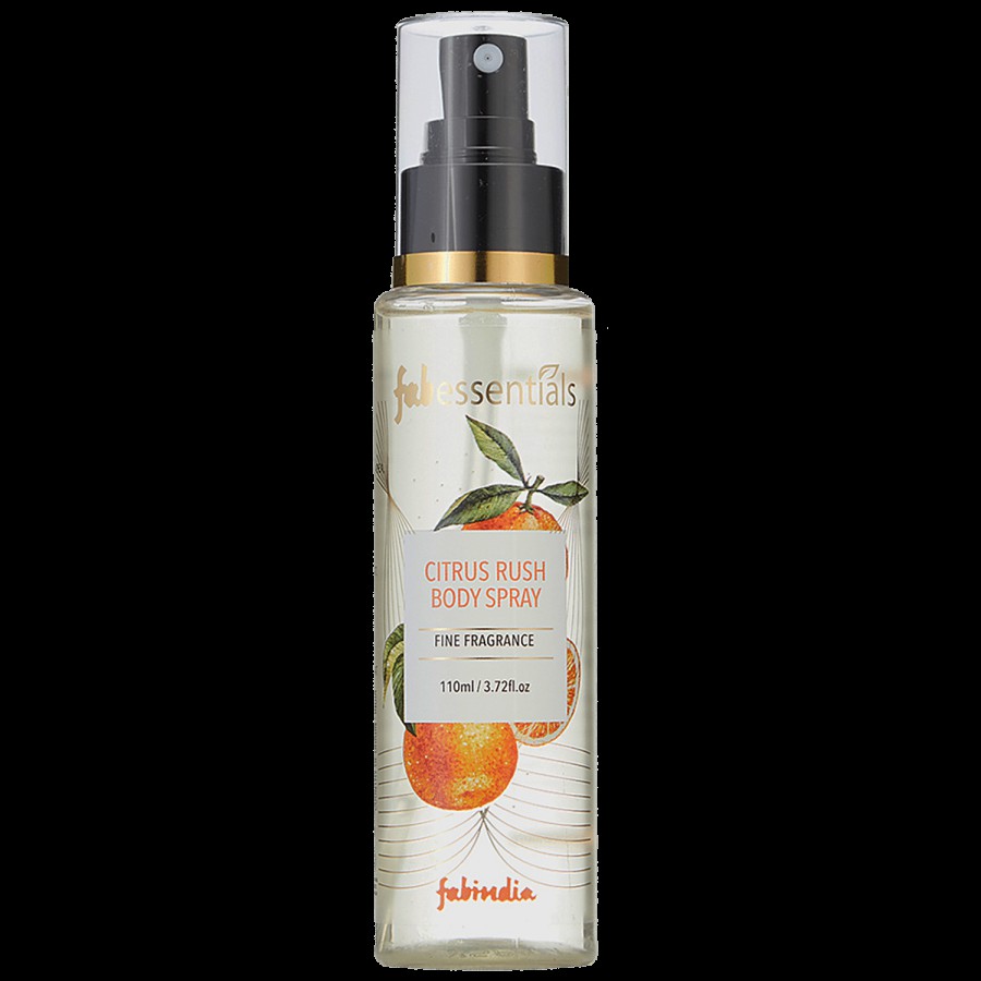 Fabessentials Citrus Rush Body Spray - Long-Lasting