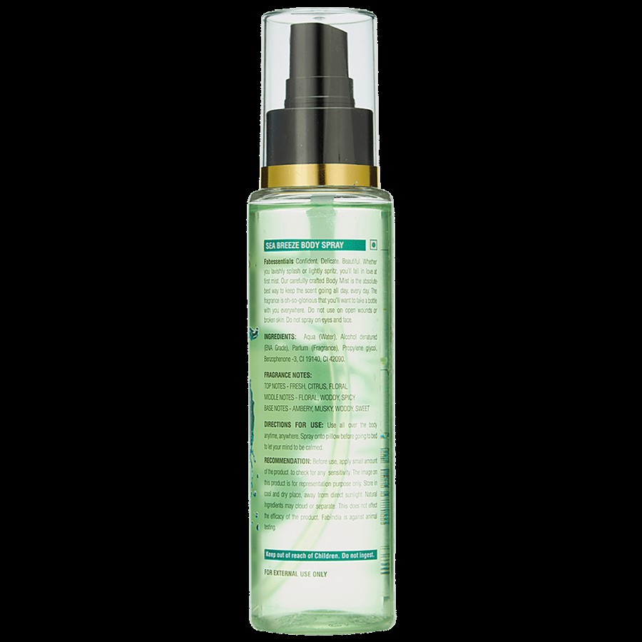 Fabessentials Sea Breeze Body Spray - Long-Lasting