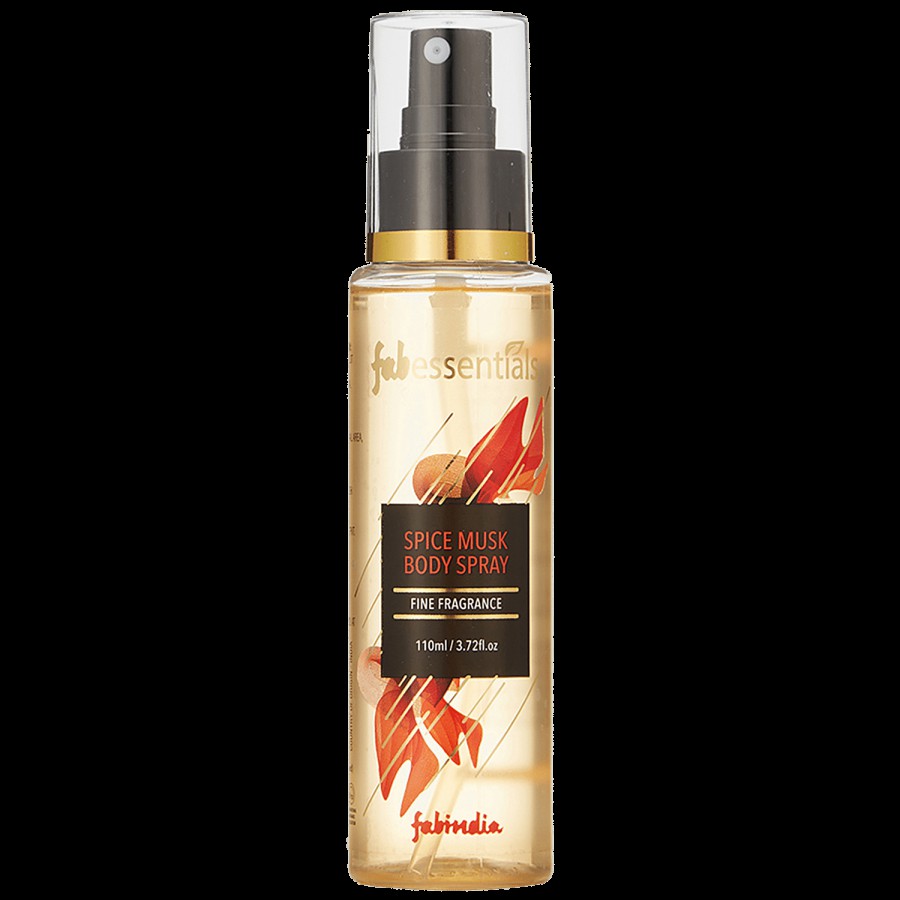 Fabessentials Spice Musk Body Spray - Long-Lasting